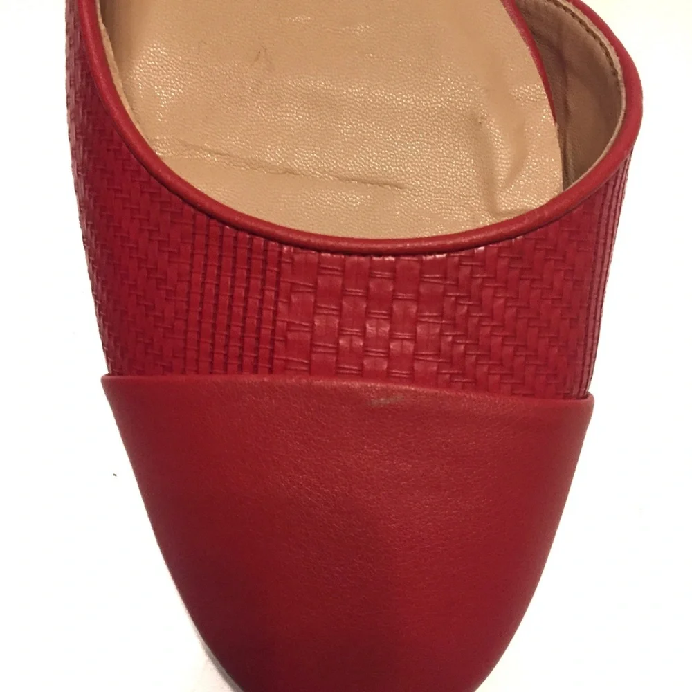 Zara Trafaluc Red D’Orsay Flat - Picture 8 of 8